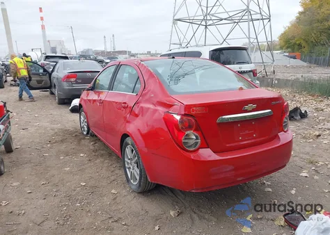 2013 Chevrolet Sonic Lt Auto from USA, damaged, VIN 1G1JC5SH8D4124701